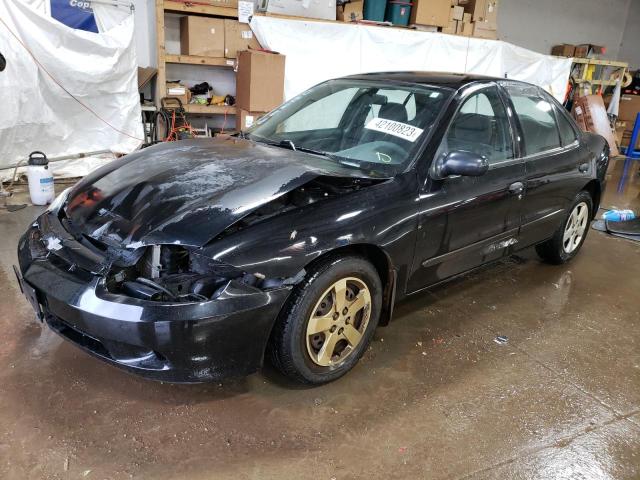 1G1JF52F047353779 - 2004 CHEVROLET CAVALIER LS BLACK photo 1