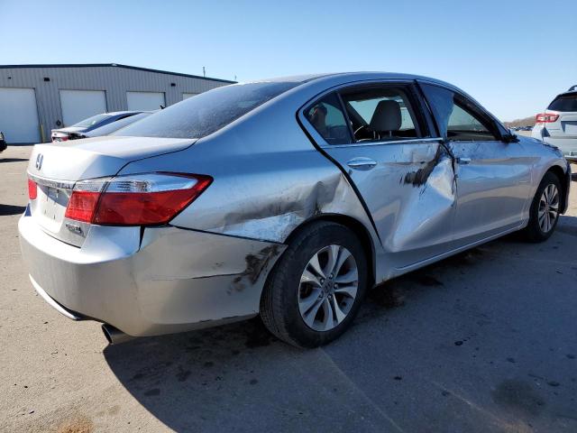 1HGCR2F36EA082335 - 2014 HONDA ACCORD LX SILVER photo 3