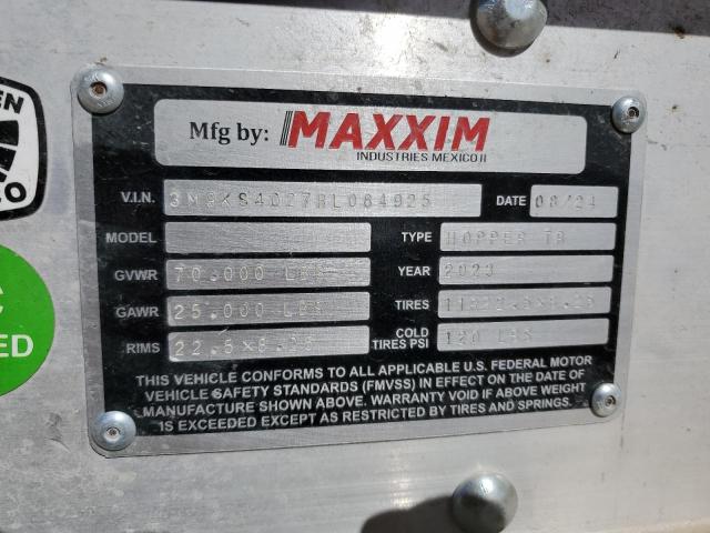 3M9KS4027RL084925 - 2024 MAXX TRAILER WHITE photo 10