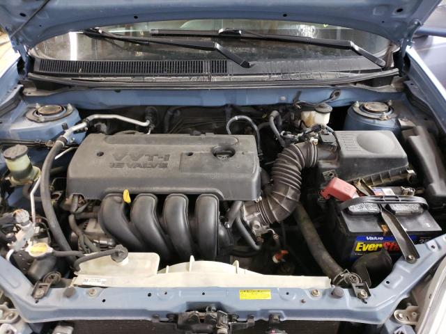 2T1KR32E37C683515 - 2007 TOYOTA COROLLA MA XR BLUE photo 11