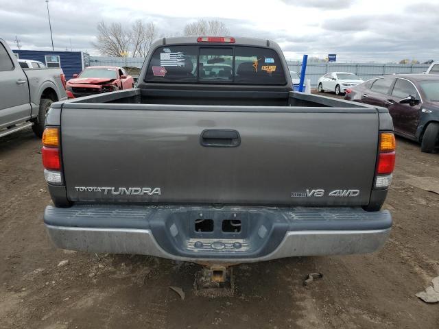 5TBBT44164S455120 - 2004 TOYOTA TUNDRA ACCESS CAB SR5 GRAY photo 6