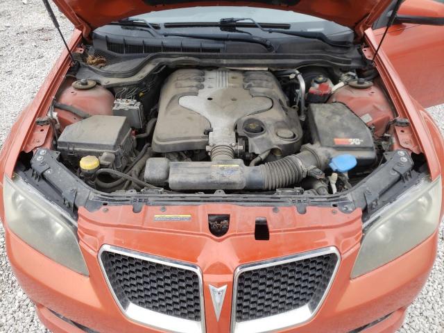 6G2ER57778L141936 - 2008 PONTIAC G8 ORANGE photo 11