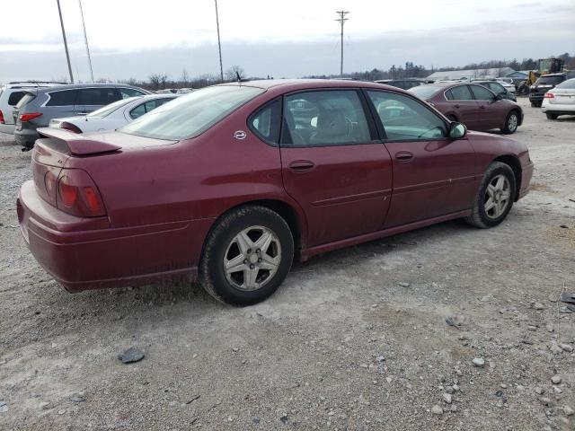 2G1WH52K659232428 - 2005 CHEVROLET IMPALA LS MAROON photo 3