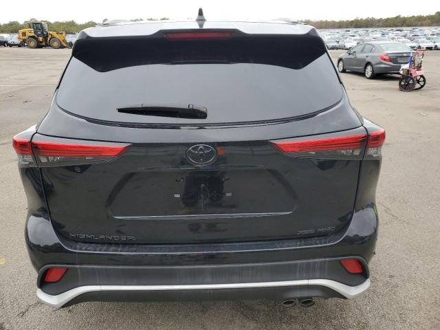 5TDLZRBH0NS192163 - 2022 TOYOTA HIGHLANDER XSE BLACK photo 6