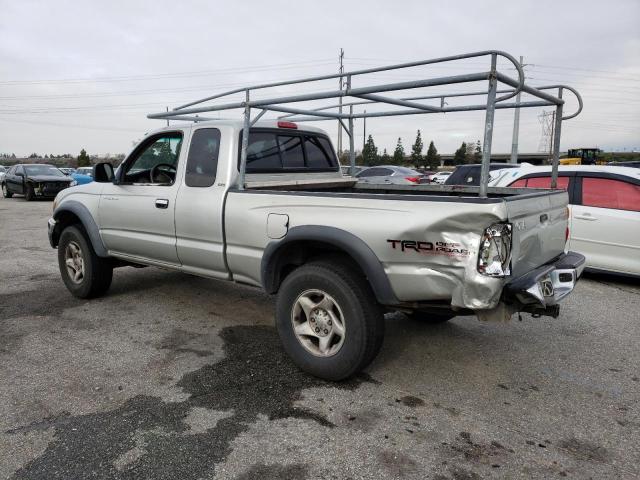 5TESN92N21Z871278 - 2001 TOYOTA TACOMA XTRACAB PRERUNNER ვერცხლისფერი ფოტო 2