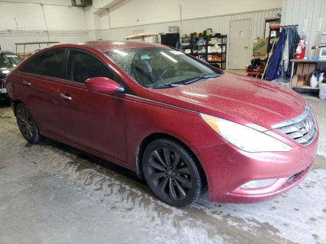 5NPEC4AB6CH359283 - 2012 HYUNDAI SONATA SE RED photo 4