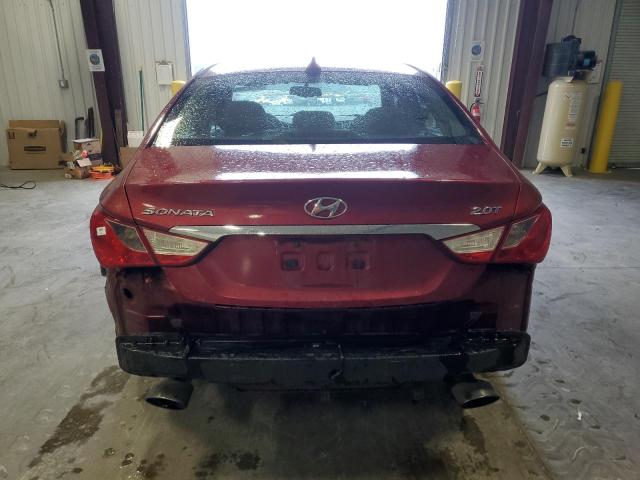 5NPEC4AB6CH359283 - 2012 HYUNDAI SONATA SE RED photo 6