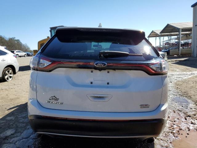 2FMPK3J93JBB98558 - 2018 FORD EDGE SEL WHITE photo 6