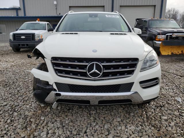 4JGDA5HB9CA033266 - 2012 MERCEDES-BENZ ML 350 4MATIC WHITE photo 5