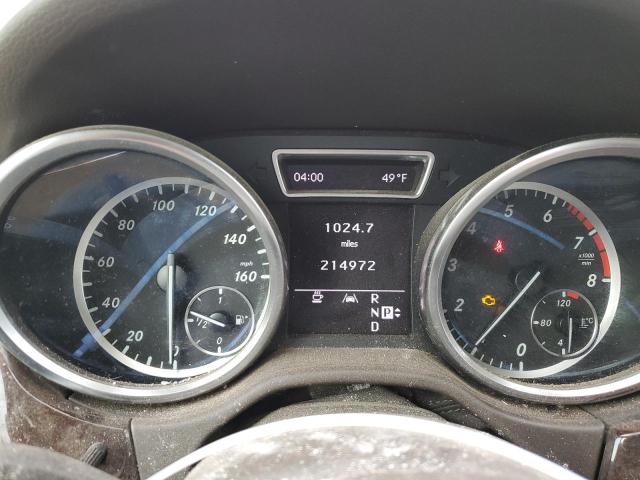 4JGDA5HB9CA033266 - 2012 MERCEDES-BENZ ML 350 4MATIC WHITE photo 9