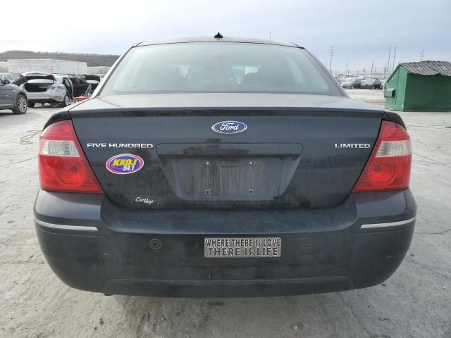 1FAHP25137G137050 - 2007 FORD FIVE HUNDR LIMITED BLACK photo 6