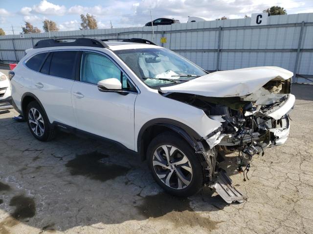 4S4BTANC8N3166714 - 2022 SUBARU OUTBACK LIMITED WHITE photo 4