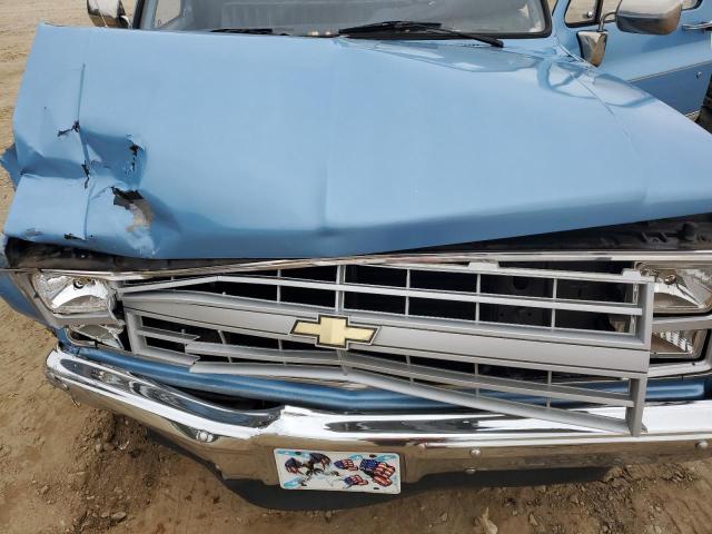 1GCDC14H1GF354051 - 1986 CHEVROLET C10 BLUE photo 11