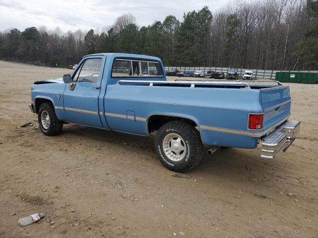 1GCDC14H1GF354051 - 1986 CHEVROLET C10 BLUE photo 2