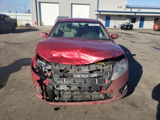 3FAHP0HA5CR253143 - 2012 FORD FUSION SE RED photo 5