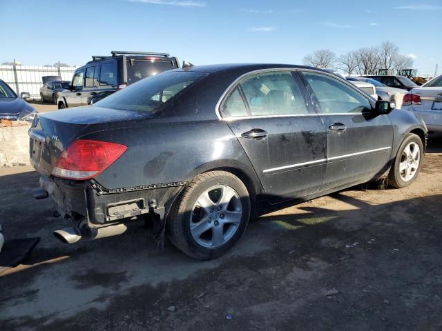 JH4KB16545C004438 - 2005 ACURA RL BLACK photo 3