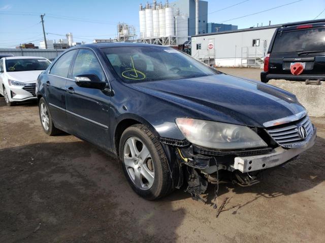 JH4KB16545C004438 - 2005 ACURA RL BLACK photo 4