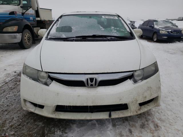 2HGFA1F67AH020270 - 2010 HONDA CIVIC LX-S WHITE photo 5