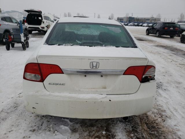 2HGFA1F67AH020270 - 2010 HONDA CIVIC LX-S WHITE photo 6