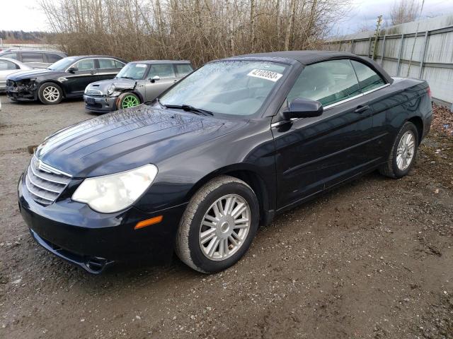 1C3LC55R48N643544 - 2008 CHRYSLER SEBRING TOURING BLACK photo 1