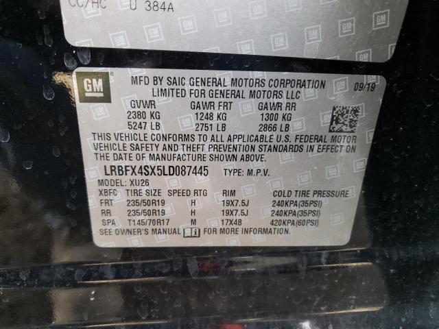 LRBFX4SX5LD087445 - 2020 BUICK ENVISION PREMIUM II Qara foto 13