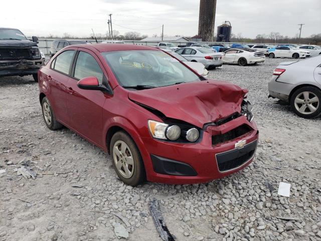 1G1JA5SH4E4238072 - 2014 CHEVROLET SONIC LS 红色 照片 4