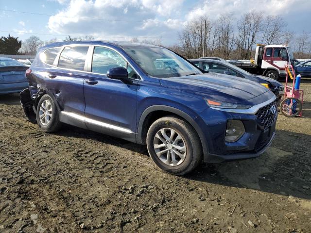 5NMS2CADXLH183806 - 2020 HYUNDAI SANTA FE SE BLUE photo 4