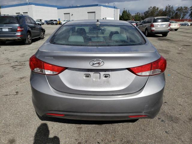 KMHDH4AE6CU185028 - 2012 HYUNDAI ELANTRA GLS SILVER photo 6