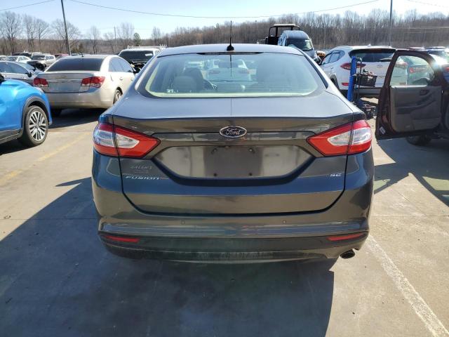 1FA6P0H73F5113868 - 2015 FORD FUSION SE GRAY photo 6