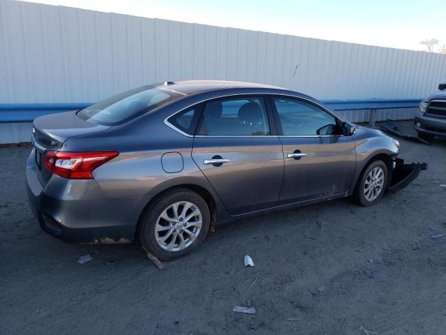 3N1AB7AP3KY338992 - 2019 NISSAN SENTRA S GRAY photo 3