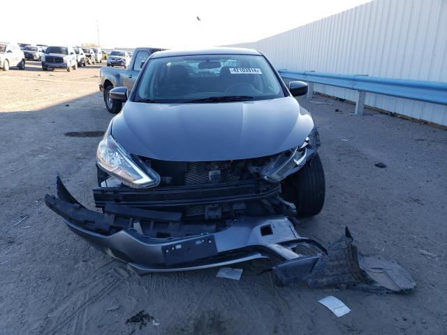 3N1AB7AP3KY338992 - 2019 NISSAN SENTRA S GRAY photo 5