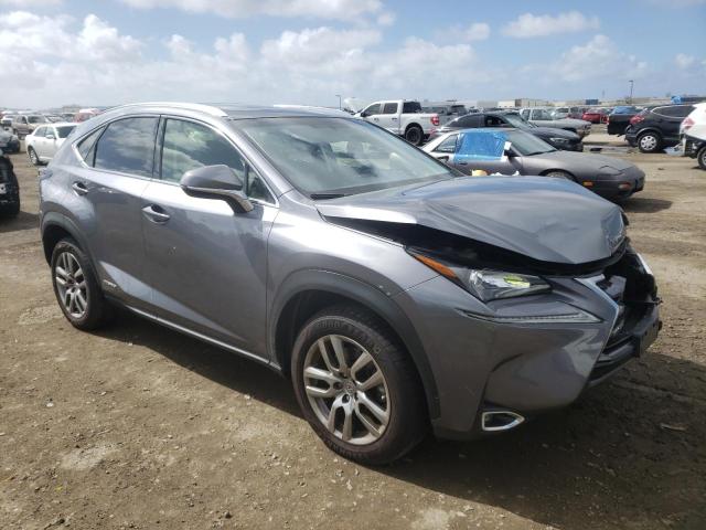 JTJBJRBZ2G2044731 - 2016 LEXUS NX 300H GRAY photo 4