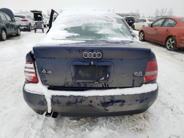 WAUDH68D21A138460 - 2001 AUDI A4 2.8 QUATTRO BLUE photo 6