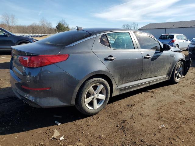 KNAGM4A73F5626401 - 2015 KIA OPTIMA LX GRAY photo 3