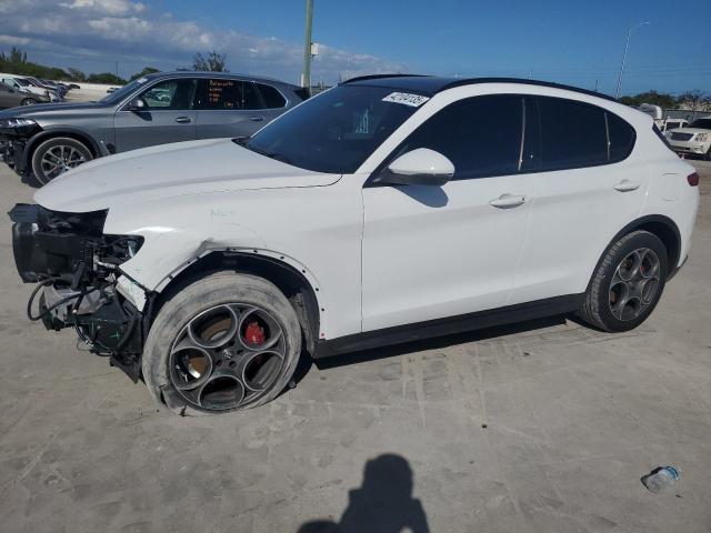 ZASPAKBN7N7D42194 - 2022 ALFA ROMEO STELVIO TI Սպիտակ լուսանկար 1