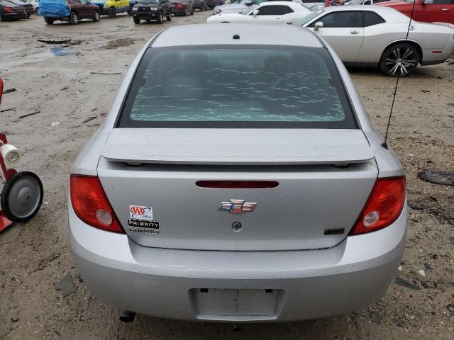 1G1AL58F887201562 - 2008 CHEVROLET COBALT LT SILVER photo 6