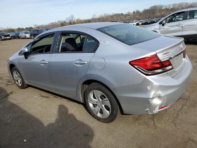 19XFB2F5XEE232252 - 2014 HONDA CIVIC LX SILVER photo 3