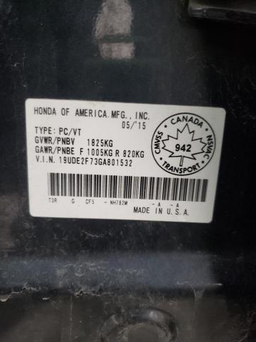 19UDE2F73GA801532 - 2016 ACURA ILX PREMIUM TECH GRAY photo 13