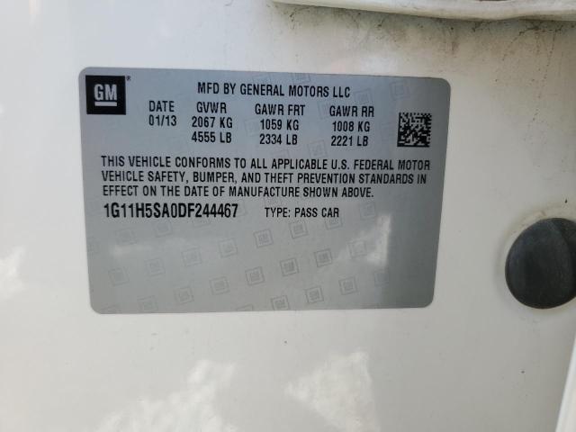 1G11H5SA0DF244467 - 2013 CHEVROLET MALIBU LTZ ბეჟი ფოტო 13