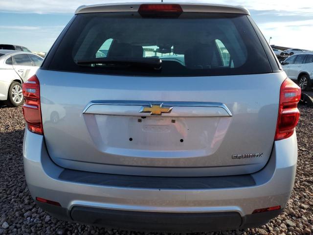 2GNALBEKXG6111889 - 2016 CHEVROLET EQUINOX LS SILVER photo 6