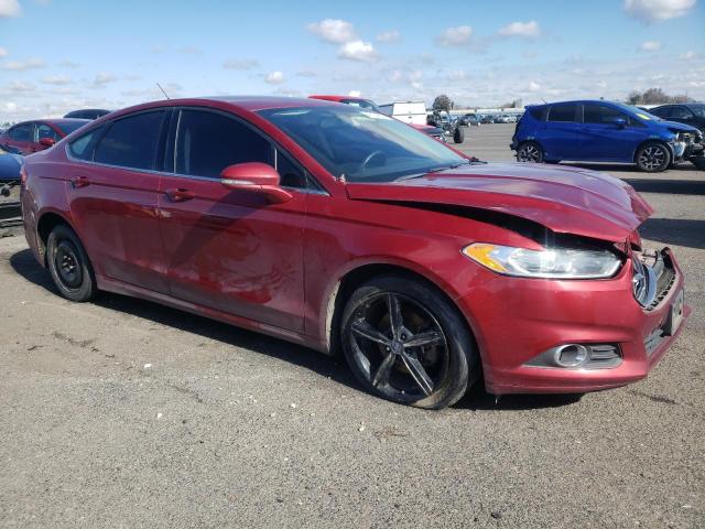 3FA6P0HD0GR291564 - 2016 FORD FUSION SE RED photo 4