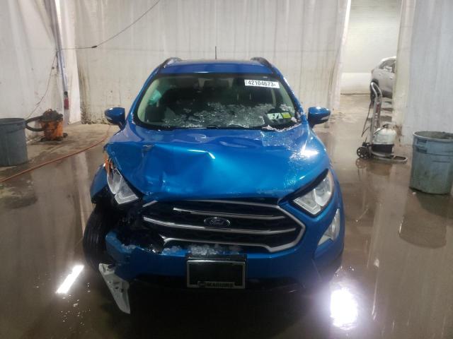MAJ6S3GL7KC310272 - 2019 FORD ECOSPORT SE BLUE photo 5