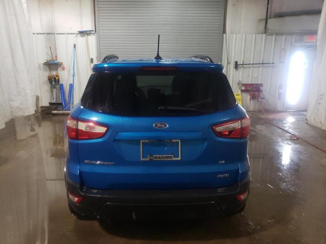 MAJ6S3GL7KC310272 - 2019 FORD ECOSPORT SE BLUE photo 6