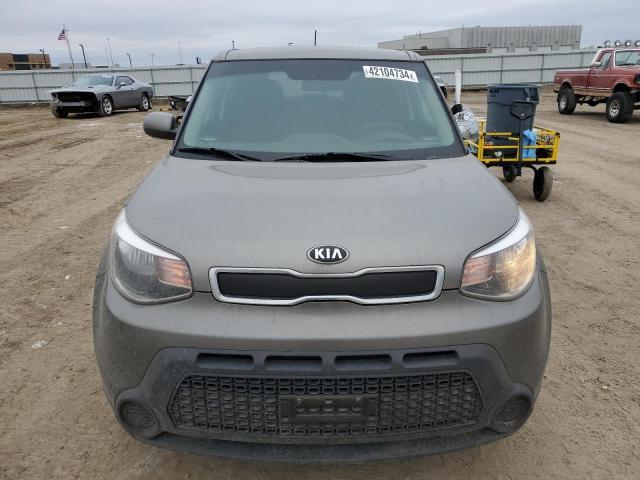 KNDJN2A23E7052660 - 2014 KIA SOUL GRAY photo 5