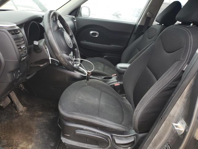 KNDJN2A23E7052660 - 2014 KIA SOUL GRAY photo 7