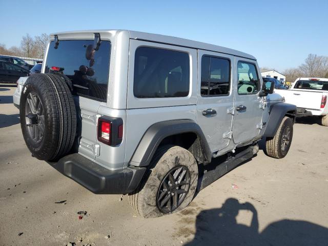 1C4PJXDN0RW169469 - 2024 JEEP WRANGLER SPORT SILVER photo 3