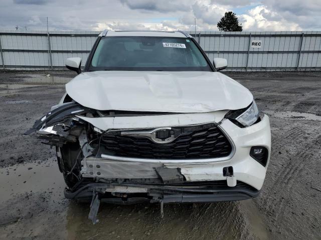 5TDHZRBH9LS001679 - 2020 TOYOTA HIGHLANDER XLE WHITE photo 5