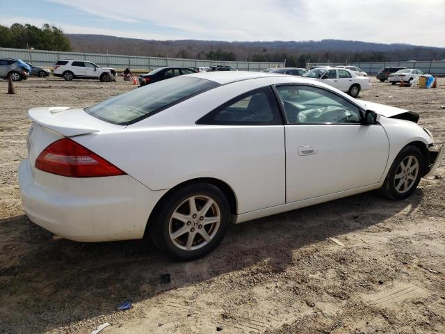 1HGCM82683A020126 - 2003 HONDA ACCORD EX WHITE photo 3