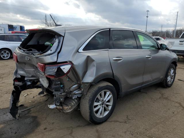 5XYPGDA32KG461420 - 2019 KIA SORENTO L SILVER photo 3