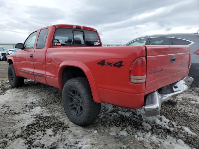 1D7HG42N23S105863 - 2003 DODGE DAKOTA SLT RED photo 2